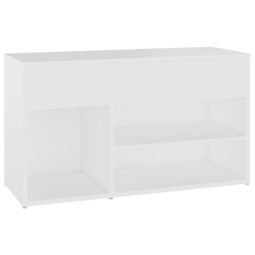 Vidaxl sko sofa 80x30x45 cm forarbejdet træhvide