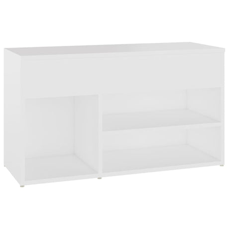 Vidaxl sko sofa 80x30x45 cm forarbejdet træhvide