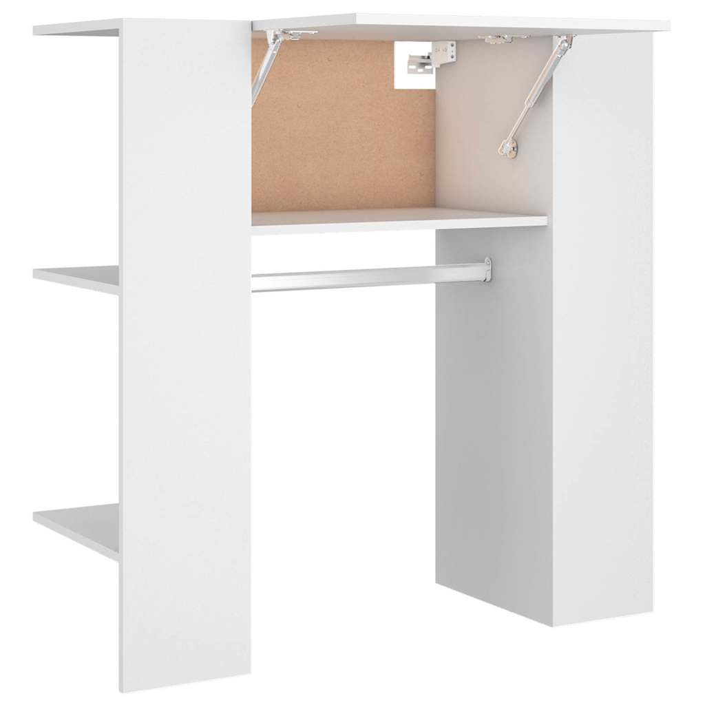 Vidaxl halmeubel 97,5x37x99 cm bewerkt hout wit