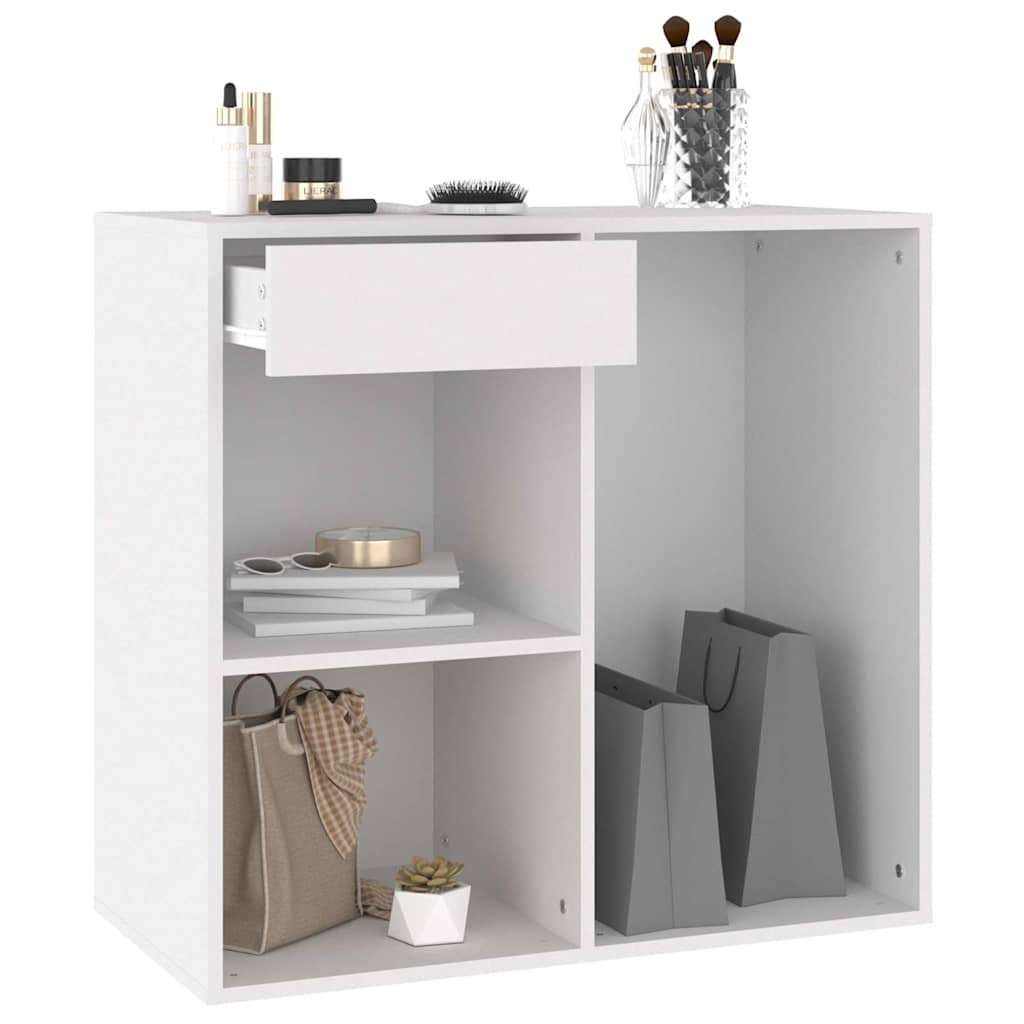 Vidaxl cosmeticakast 80x40x75 cm bewerkt hout wit