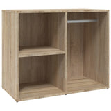 Vidaxl kledingkast 80x40x65 cm bewerkt hout sonoma eikenkleurig