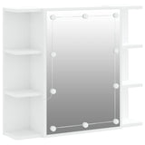 Vidaxl spiegelkast met led-verlichting 70x16,5x60 cm wit