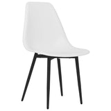 Vidaxl eetkamerstoelen 4 st pp wit