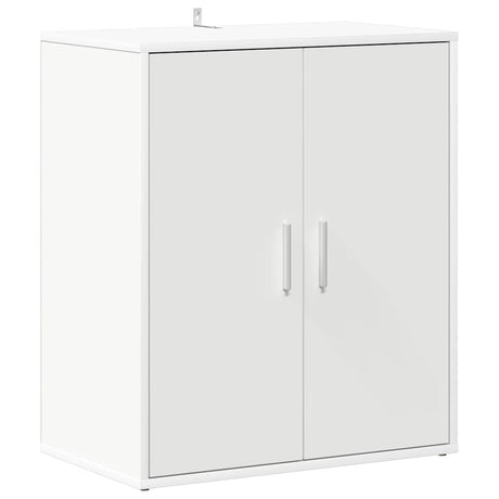 Vidaxl Shoe Cabinet 60x35x70 cm forarbejdet træhvide
