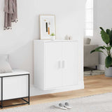 Vidaxl Shoe Cabinet 60x35x70 cm forarbejdet træhvide