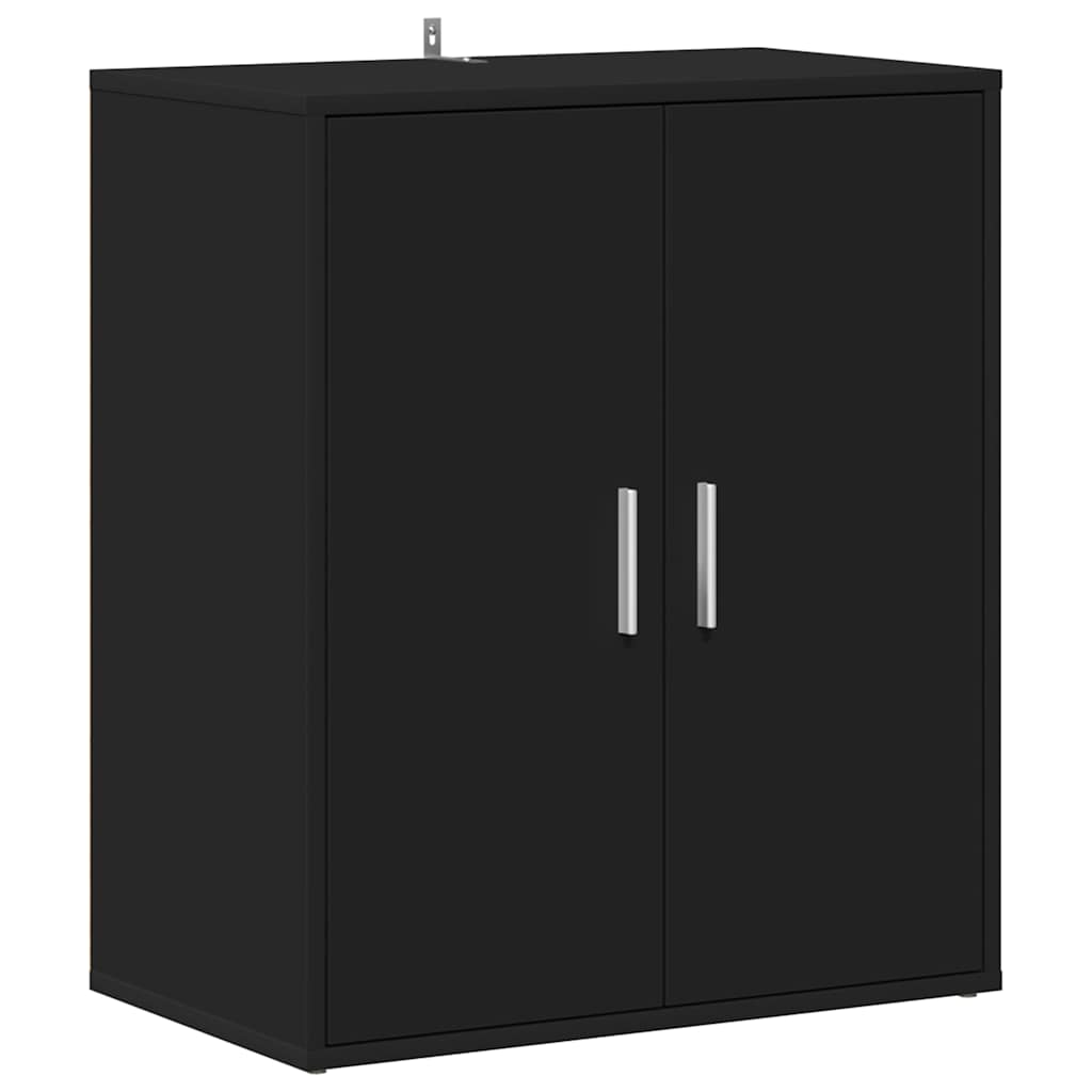Vidaxl Shoe Cabinet 60x35x70 cm Property Wood Black