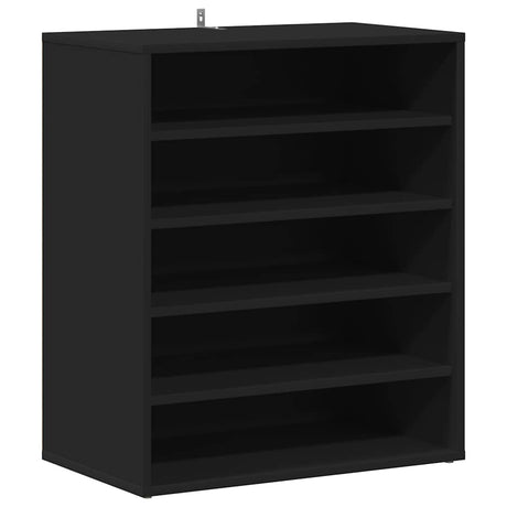 Vidaxl Shoe Cabinet 60x35x70 cm Property Wood Black