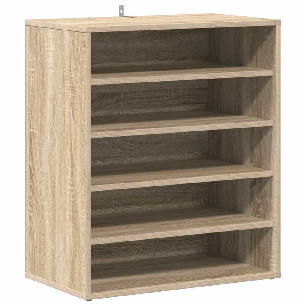 Vidaxl Shoe Cabinet 60x35x70 cm Property Wood Sonoma Oak Farvet
