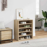 Vidaxl Shoe Cabinet 60x35x70 cm Property Wood Sonoma Oak Farvet