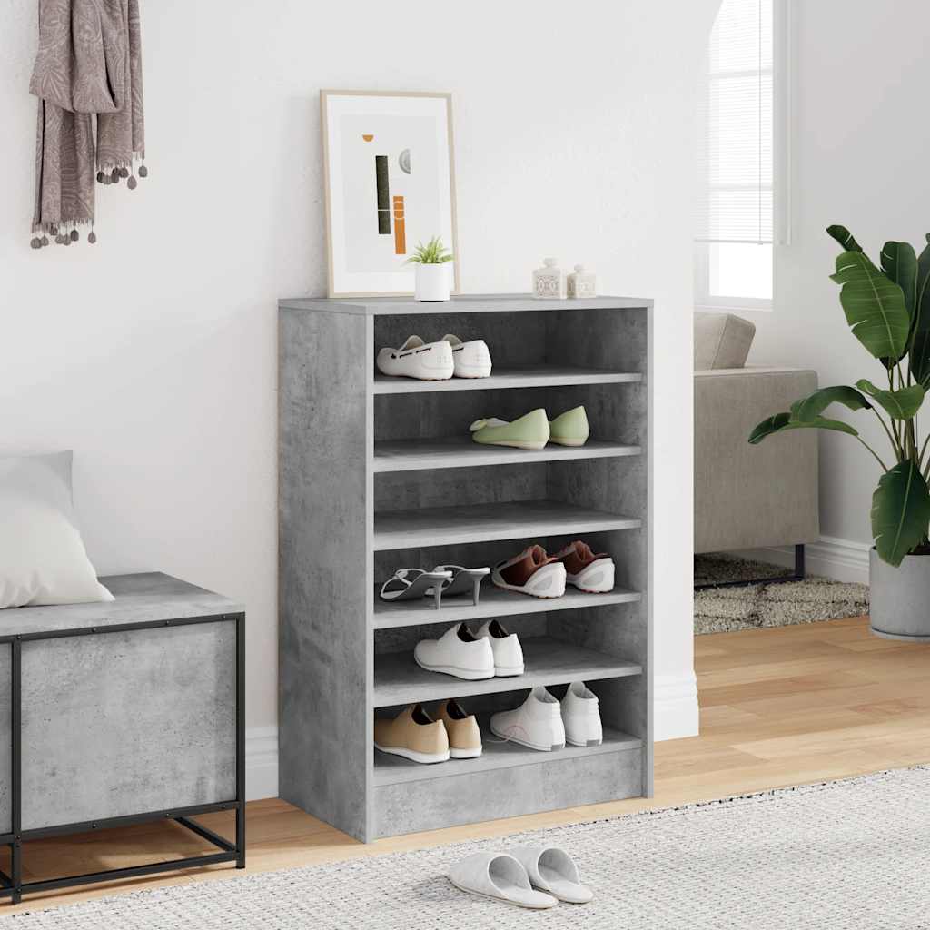Vidaxl Shoe Cabinet 60x35x92 cm behandlet træbetonpris