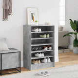 Vidaxl Shoe Cabinet 60x35x92 cm behandlet træbetonpris