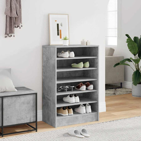 Vidaxl Shoe Cabinet 60x35x92 cm behandlet træbetonpris