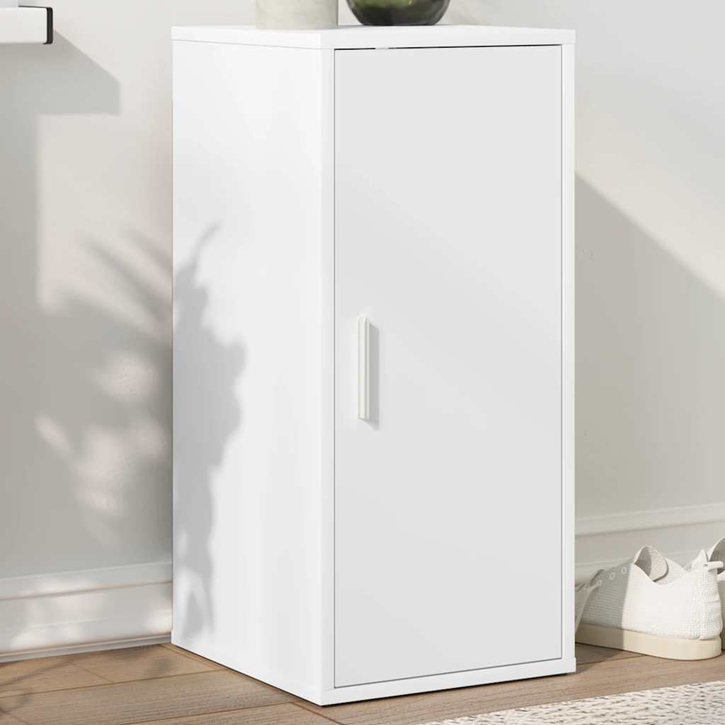 Vidaxl Shoe Cabinet 32x35x70 cm forarbejdet træhvide