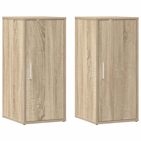 Vidaxx skoskabe 2 stk 32x35x70 cm spånplade sonoma eg farvet