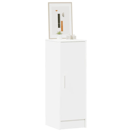 Vidaxl Shoe Cabinet 32x35x92 cm forarbejdet træhvide