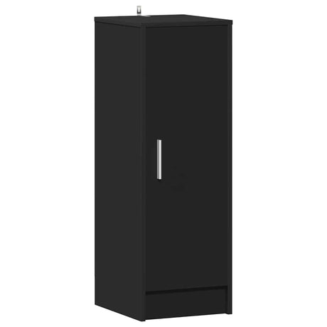 Vidaxl Shoe Cabinet 32x35x92 cm Property Wood Black