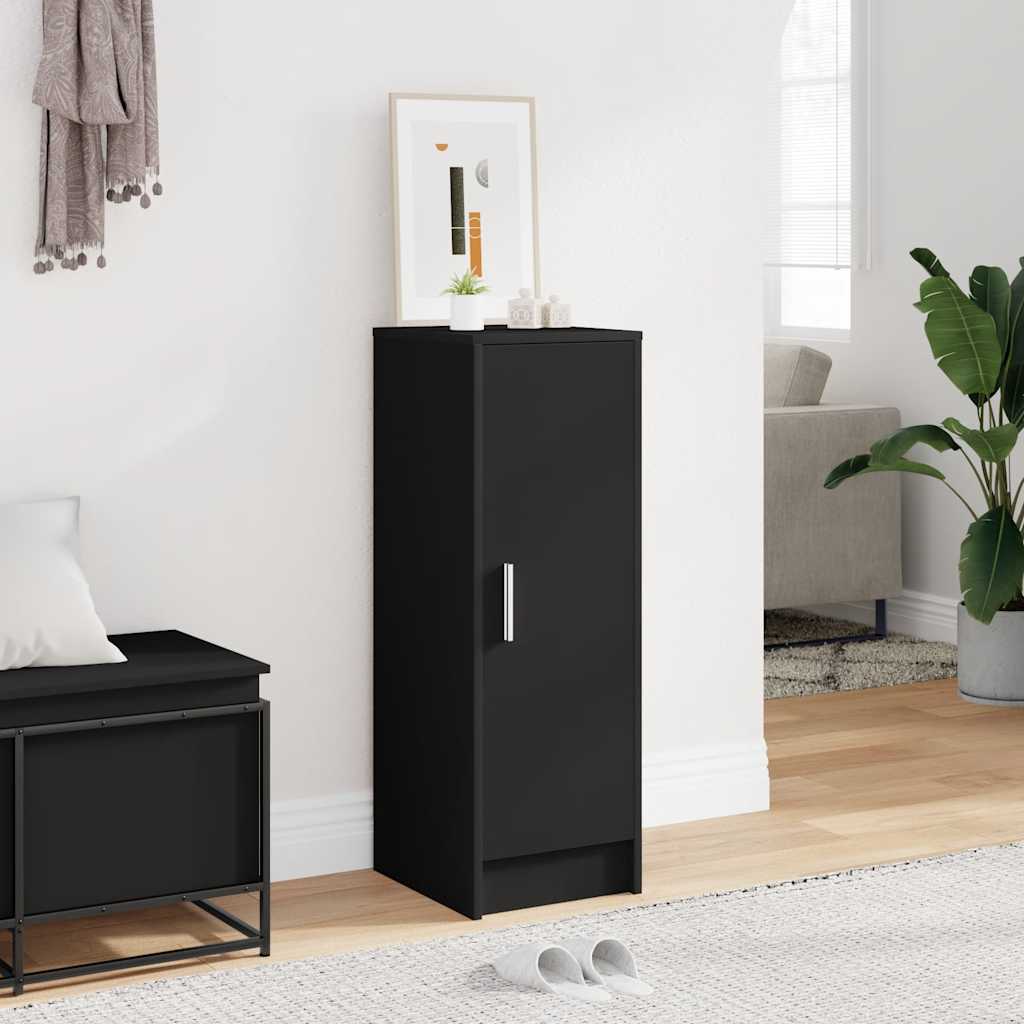 Vidaxl Shoe Cabinet 32x35x92 cm Property Wood Black
