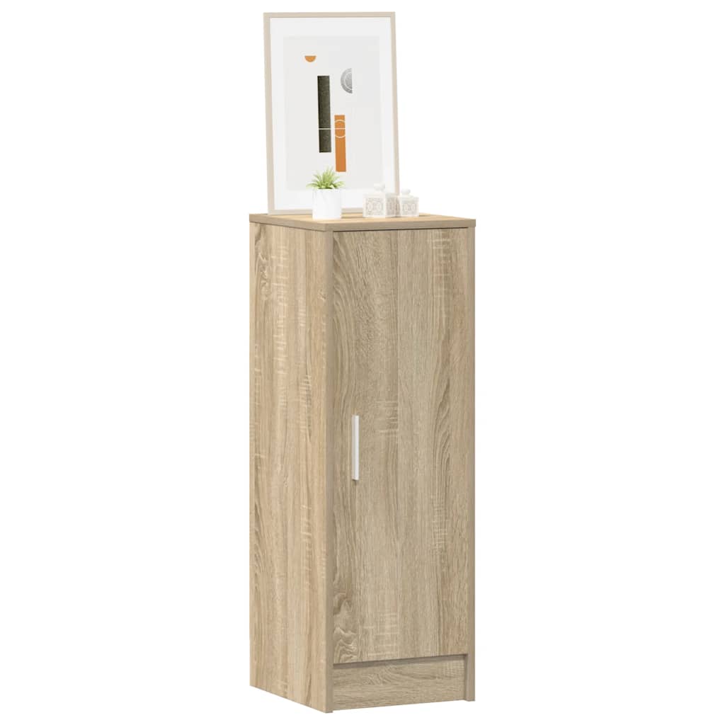 Vidaxl Shoe Cabinet 32x35x92 cm forarbejdet træ sonoma eg farvet