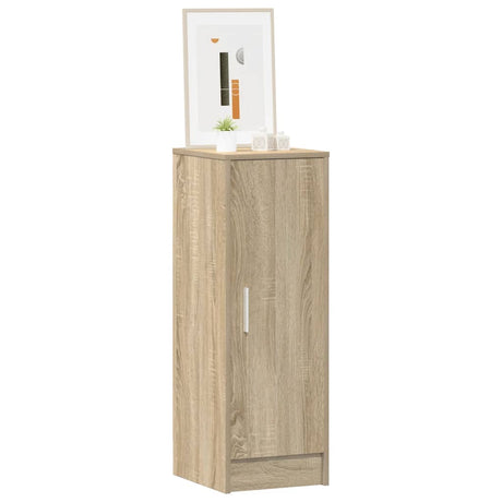 Vidaxl Shoe Cabinet 32x35x92 cm forarbejdet træ sonoma eg farvet