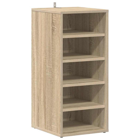 Vidaxl Shoe Cabinet 31.5x35x70 cm Property Wood Sonoma Oak Farvet