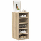 Vidaxl skoskabe 2 stk 31,5x35x70 cm træ sonoma eg Farve