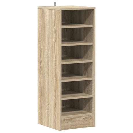 Vidaxl Shoe Cabinet 31.5x35x90 cm Property Wood Sonoma Oak Farvet
