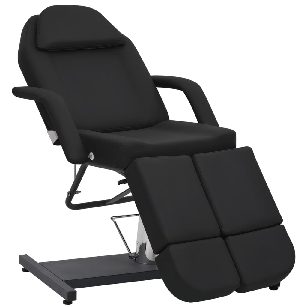 VidaXL Behandlingsstol 180x62x78 cm kunstlæder sort