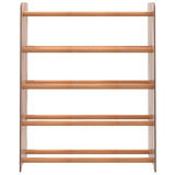 Vidaxl Shoe Rack 65x24x81 cm forarbejdet træbrun