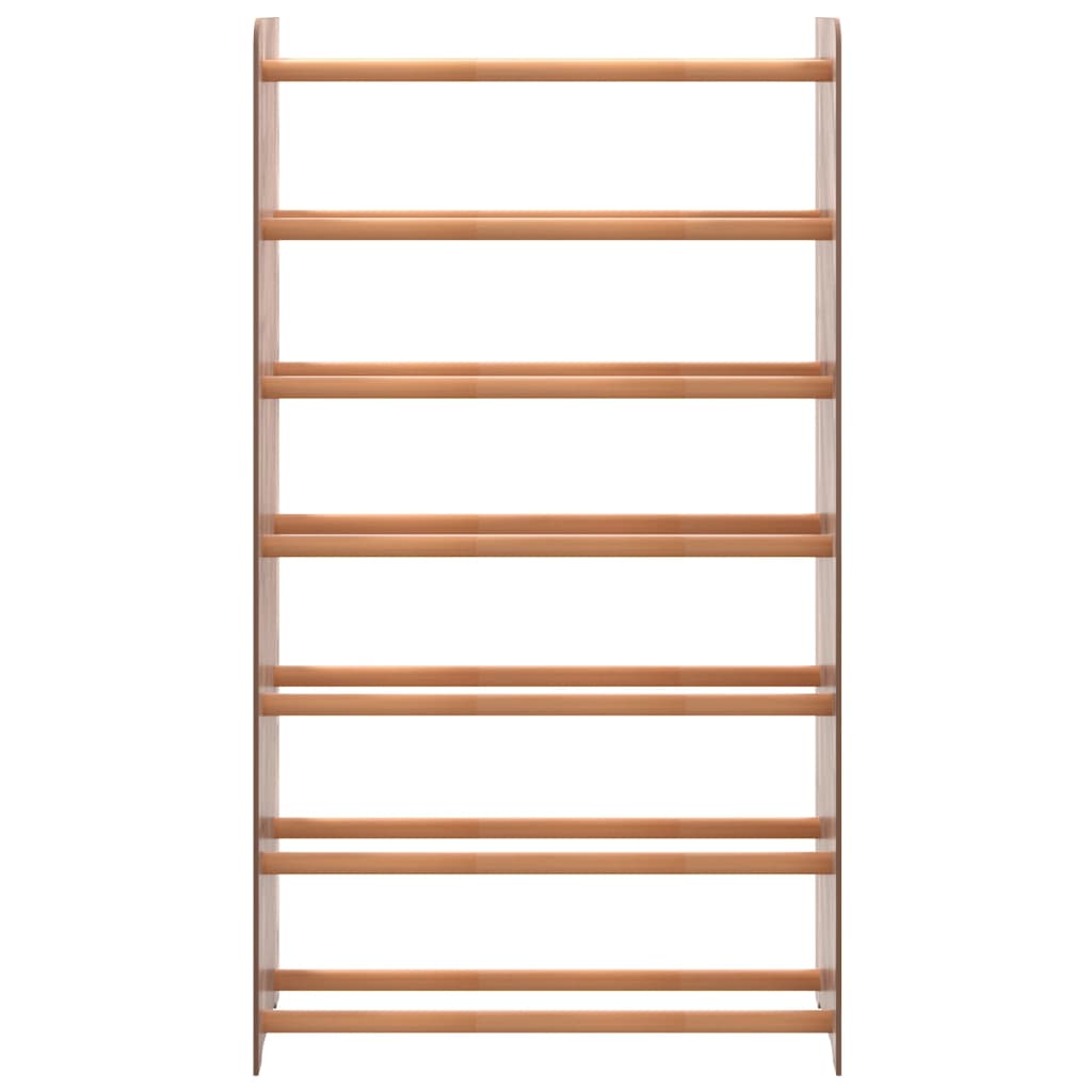 Vidaxl Shoe Rack 65x24x117 cm forarbejdet træbrun