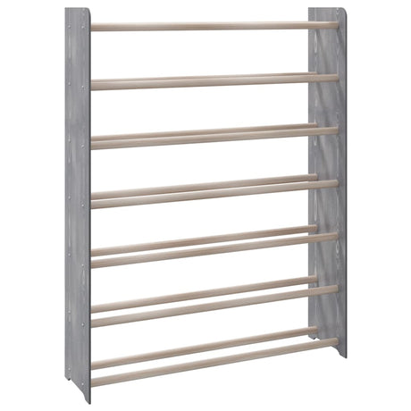 Vidaxl Shoe Rack 90x24x117 cm forarbejdet trægrå