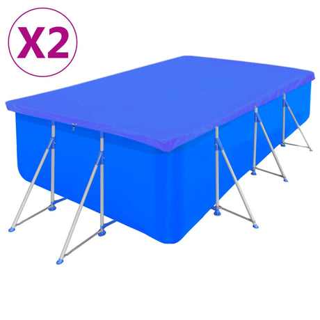Vidaxx swimmingpool dækker 2 stk rektangulært 90 g m² 540x270 cm pe
