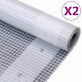 Vidaxl presenninger 2 stk leno 260 g m² 4x4 m hvid