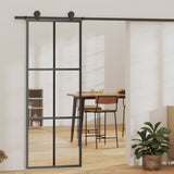 Vidaxx skydedør med beslag 76x205 cm aluminium og ESG glas