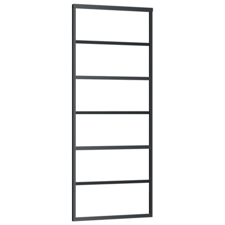 Vidaxx skydedør med beslag 76x205 cm aluminium og ESG glas