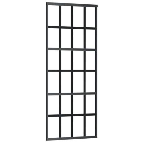 Vidaxx skydedør med beslag 76x205 cm aluminium og ESG glas