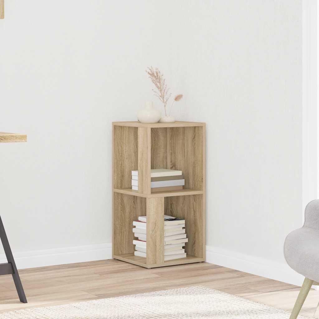 Vidaxl hoekkast 33x33x67 cm bewerkt hout sonoma eikenkleurig