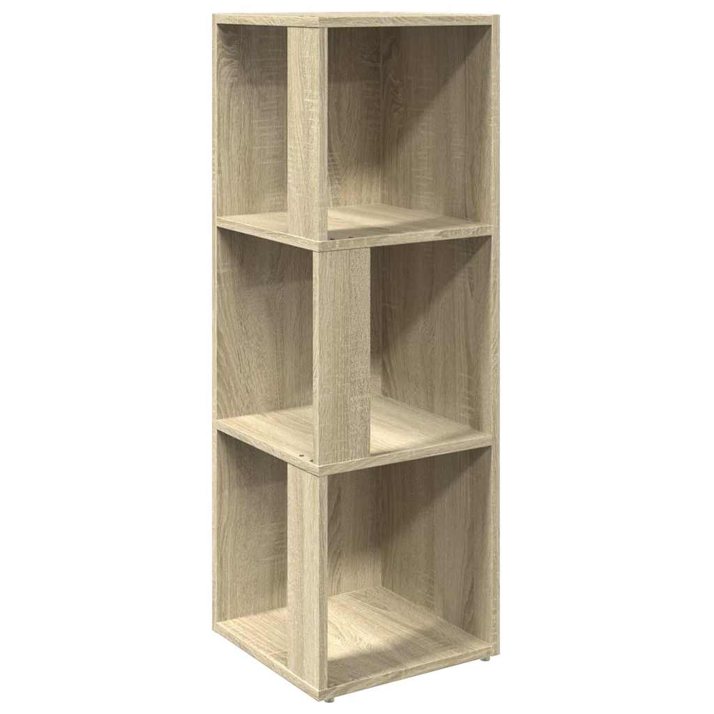 Vidaxl hoekkast 33x33x100 cm bewerkt hout sonoma eikenkleurig