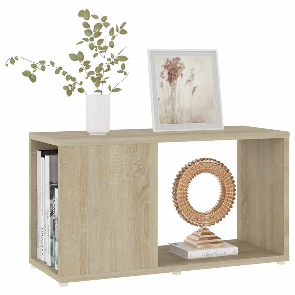 Vidaxl tv-meubel 60x24x32 cm bewerkt hout sonoma eikenkleurig