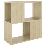 Vidaxl boekenkast 60x24x63 cm bewerkt hout sonoma eikenkleurig