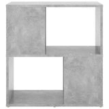 Vidaxl boekenkast 60x24x63 cm bewerkt hout betongrijs