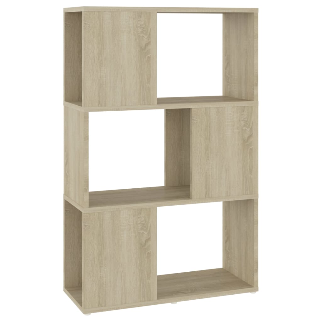 Vidaxl boekenkast kamerscherm 60x24x94 cm bewerkt hout sonoma eiken