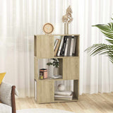 Vidaxl boekenkast kamerscherm 60x24x94 cm bewerkt hout sonoma eiken