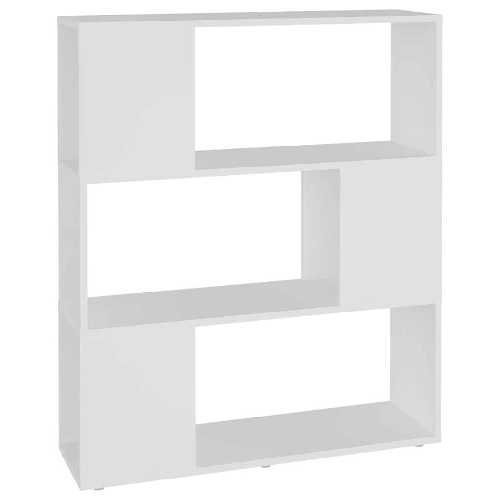 Vidaxl boekenkast kamerscherm 80x24x94 cm bewerkt hout wit