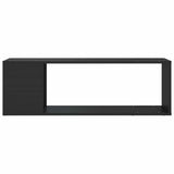 Vidaxl tv-meubel 100x24x32 cm bewerkt hout zwart