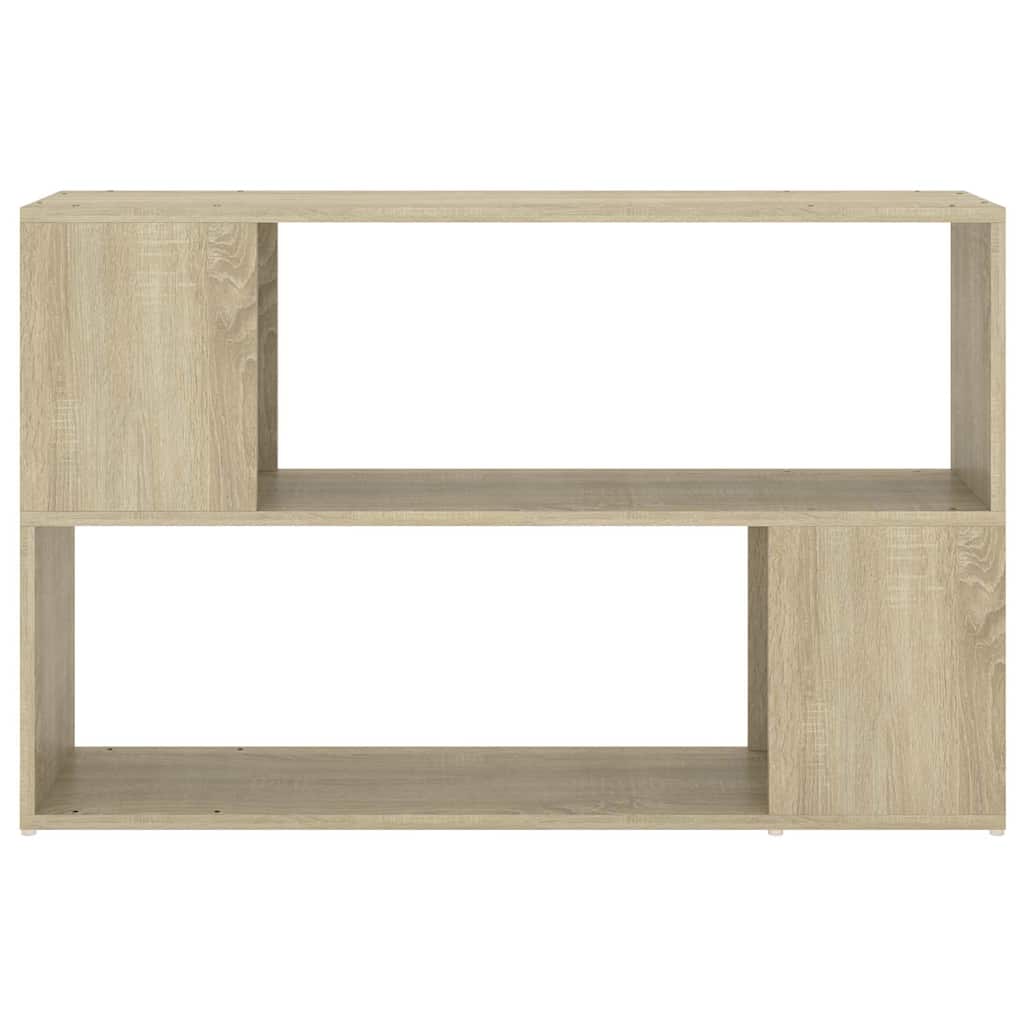 Vidaxl boekenkast 100x24x63 cm bewerkt hout sonoma eikenkleurig
