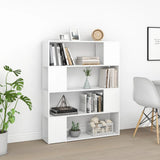 Vidaxl boekenkast kamerscherm 100x24x124 cm wit
