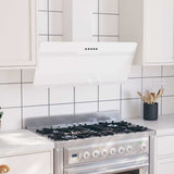 Vidaxl Wall Extractor Hood 90 cm stål og hærdet glashvid