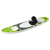 Vidaxl Stand Up Paddleboard Set Oppustelig 360x81x10 cm grøn