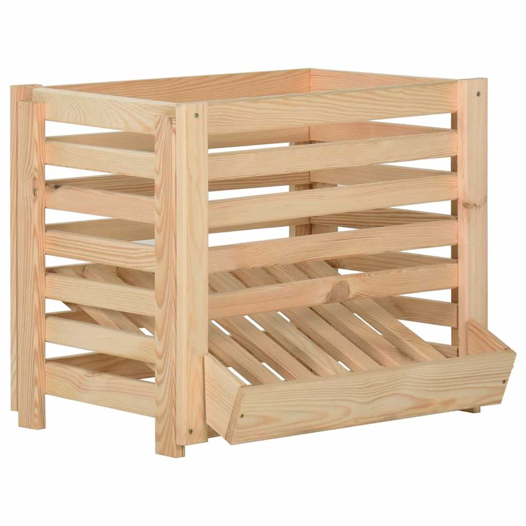 Vidaxl Potato Plebst 60x40x50 cm Solid fyrretræ