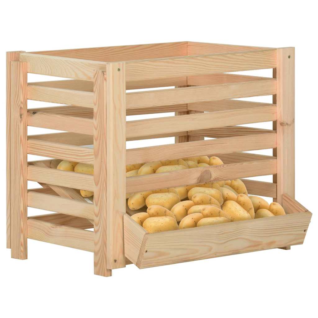Vidaxl Potato Plebst 60x40x50 cm Solid fyrretræ